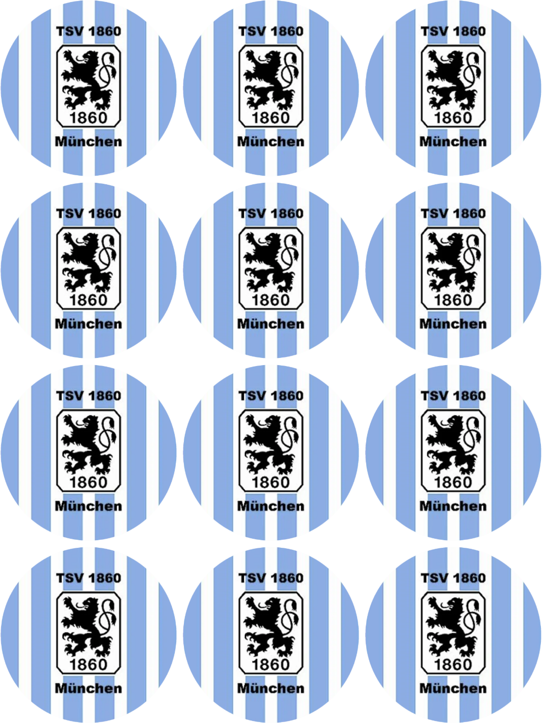 TSV 1860 München Muffinaufleger