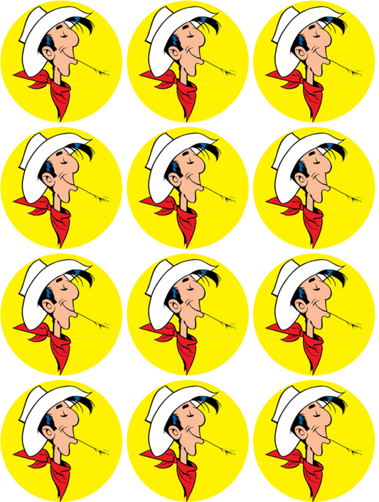 Lucky Luke Muffinaufleger