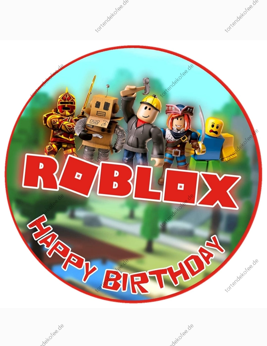 Angebot Roblox Torten + Muffinaufleger