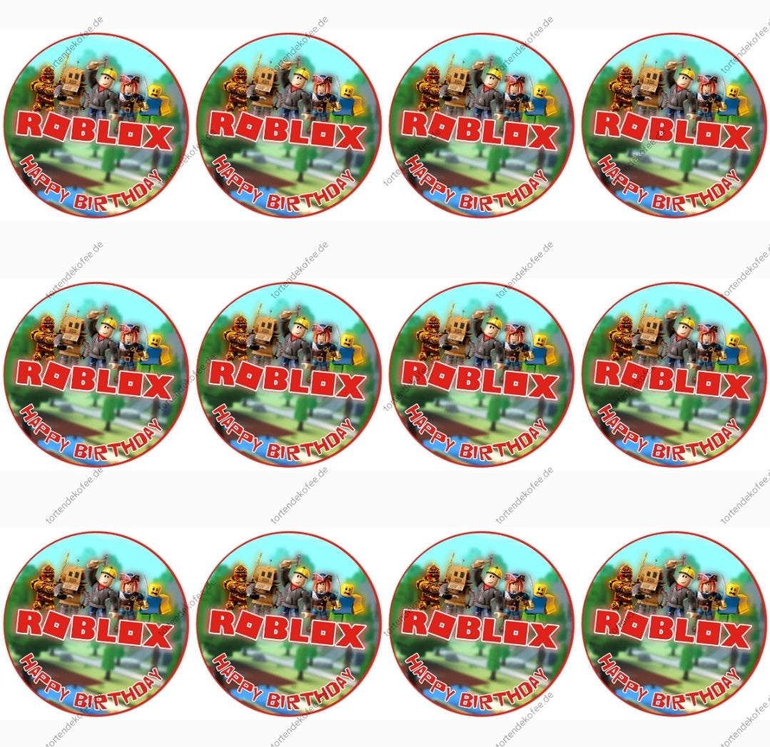 Angebot Roblox Torten + Muffinaufleger