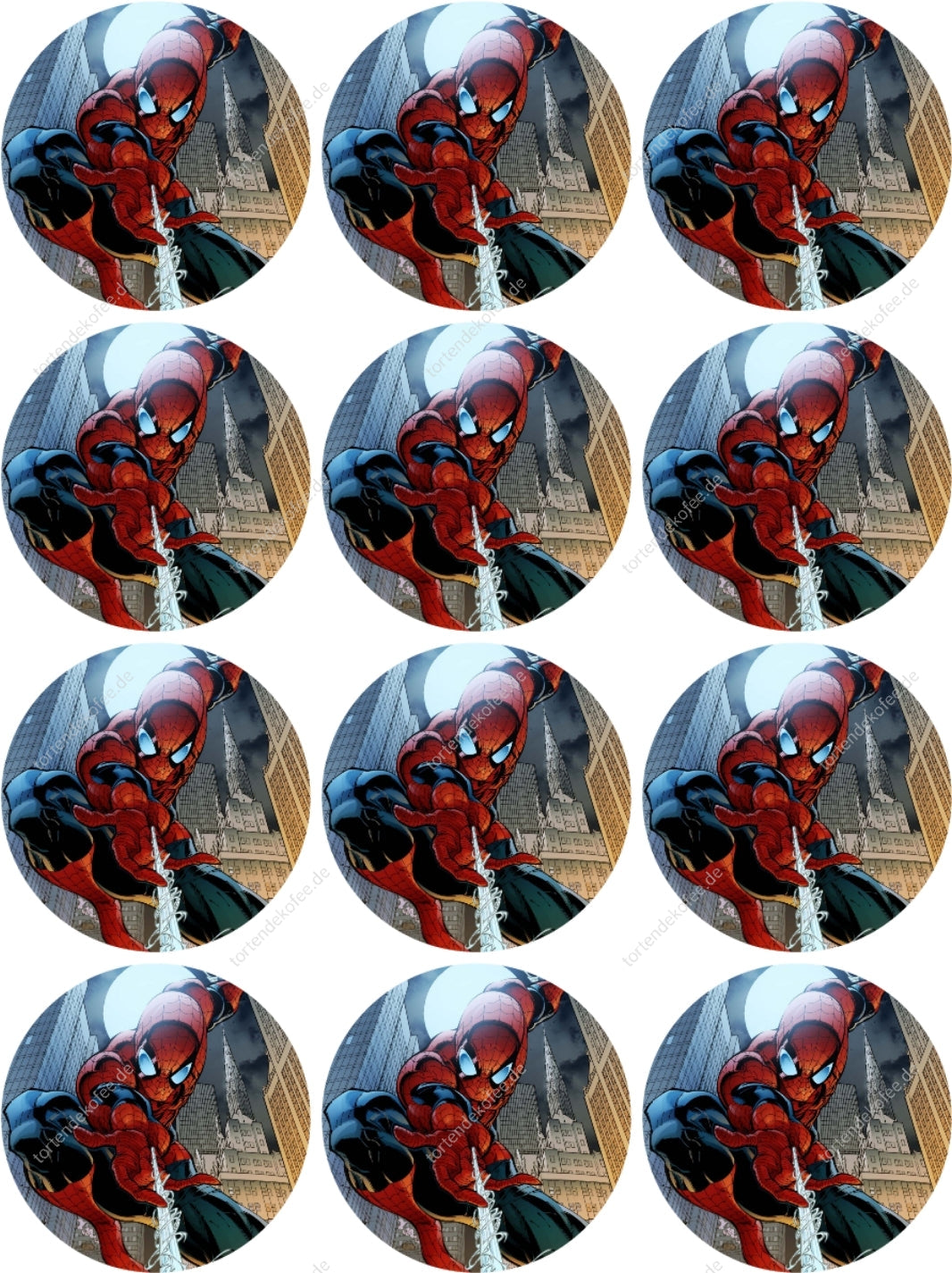 Angebot Spiderman Torten + Muffinaufleger