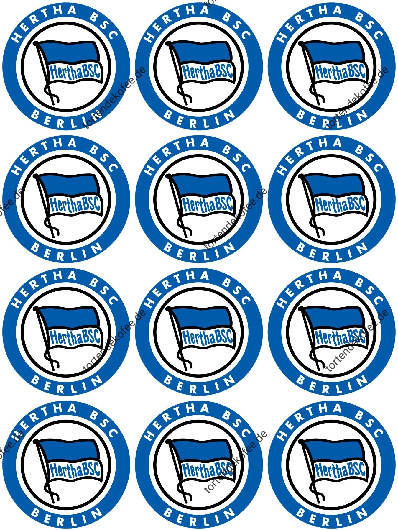 🎉🍰 **Hertha BSC Muffinaufleger** 🍰🎉