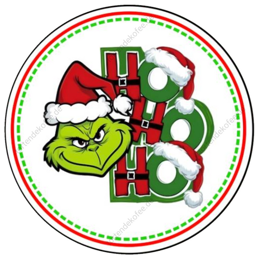 Grinch Tortenaufleger