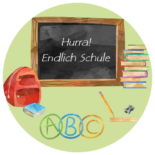 Einschulung Tortenaufleger