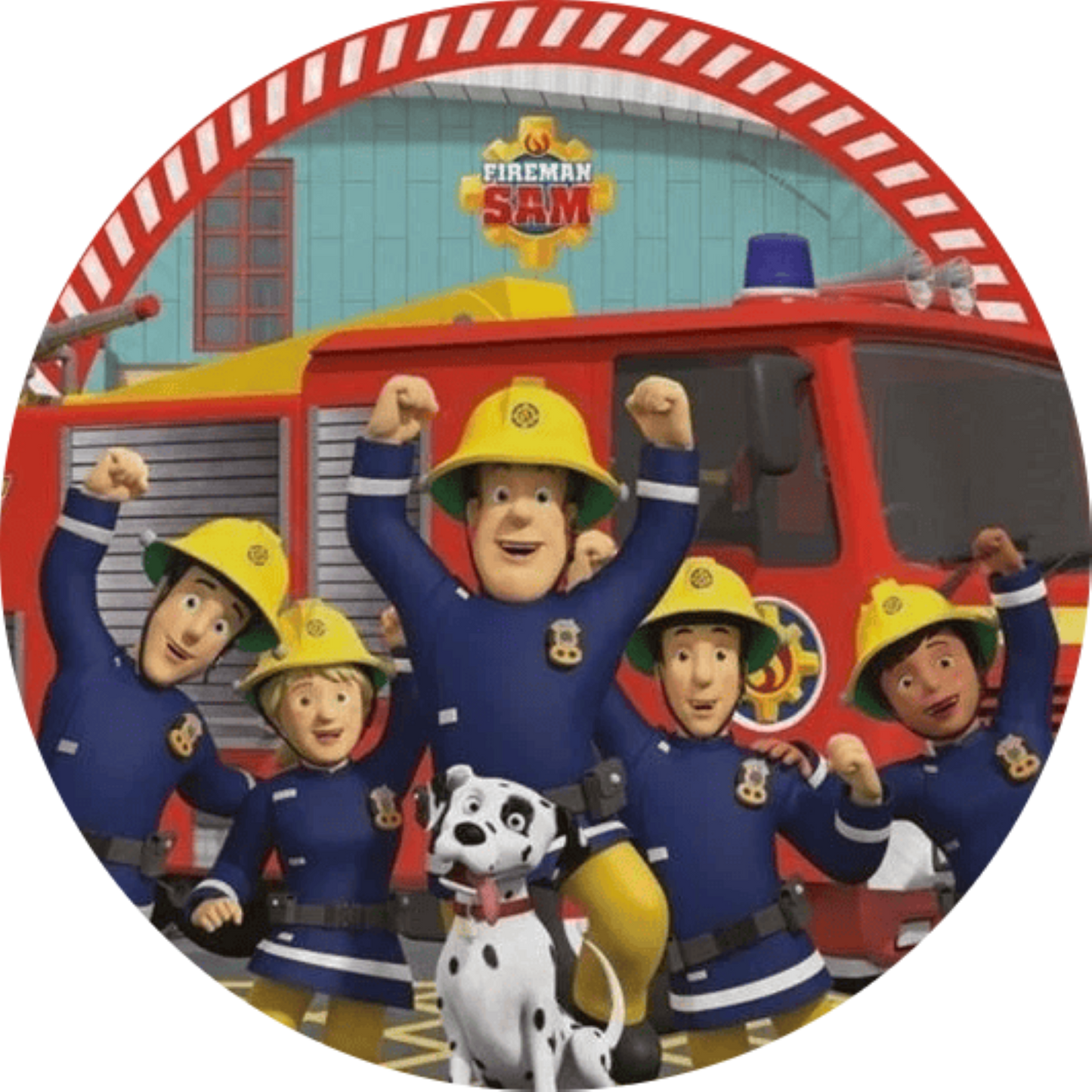 Feuerwehrmann Sam Motiv 1 Tortenaufleger