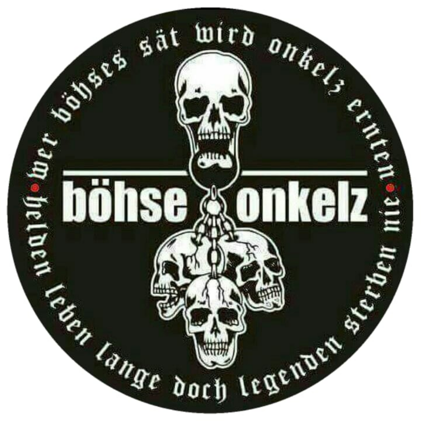 Böhse Onkelz Tortenaufleger Legenden