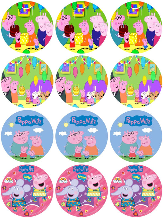 Peppa Wutz Muffinaufleger