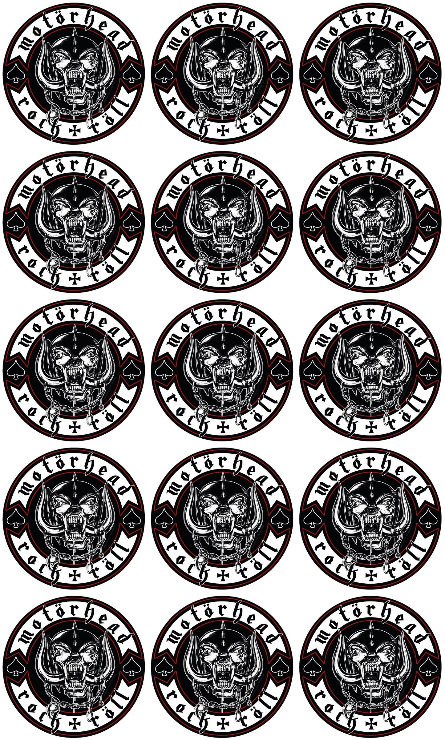 🎸 **Motörhead Muffinaufleger