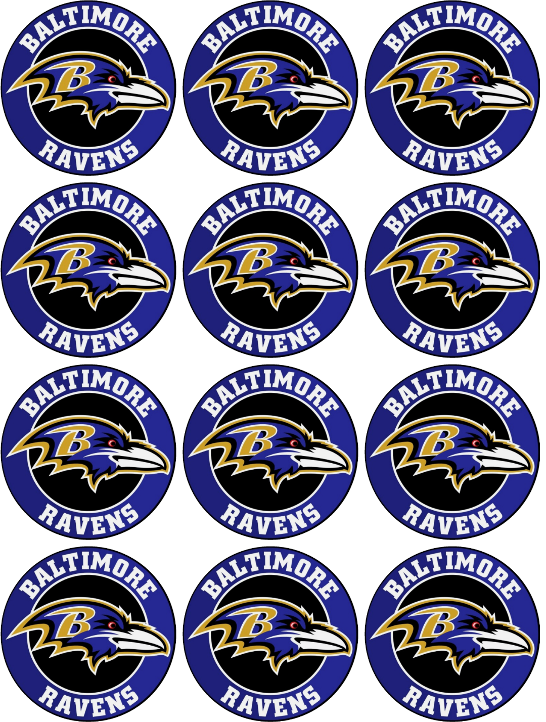 Baltimore Ravens Tortenaufleger Superbowl Finalist