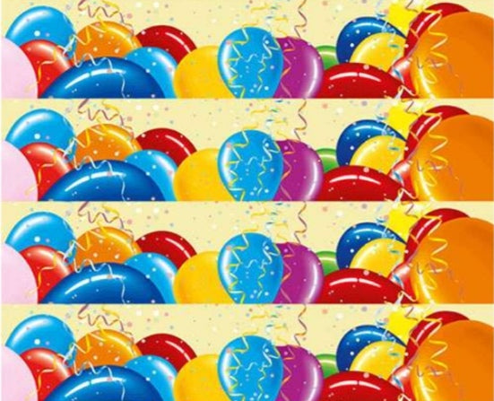 Tortenband Ballons