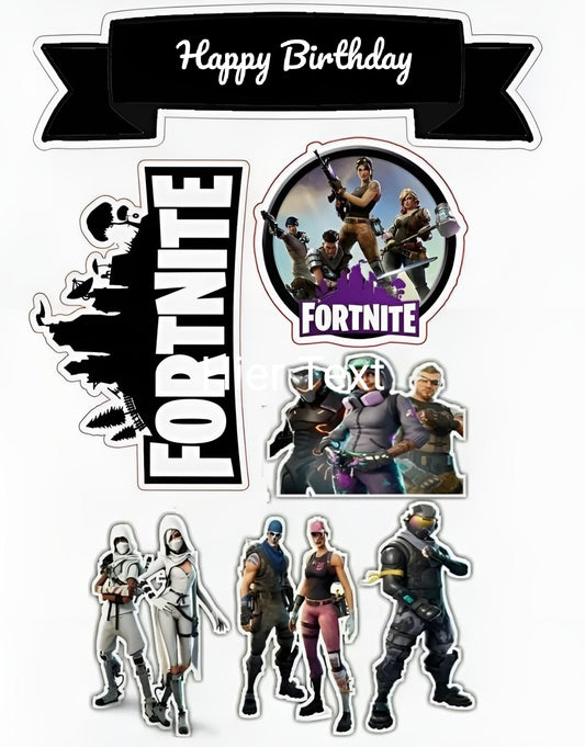 Fortnite Tortendeco Komplett set