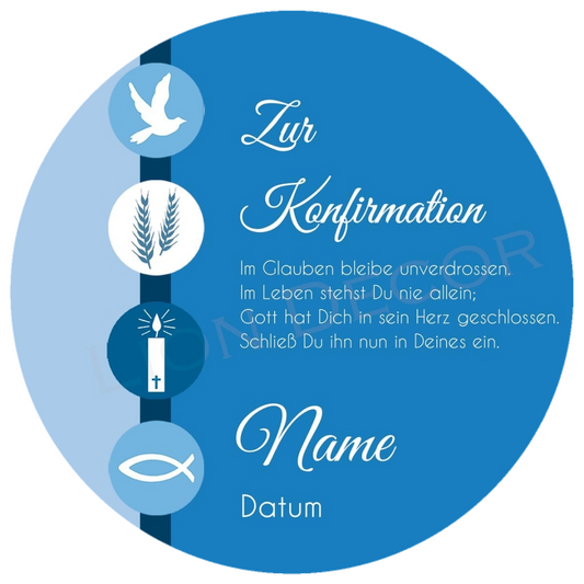 Konfirmations Tortenaufleger