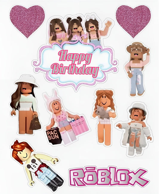 Roblox Tortendeko komplett Set