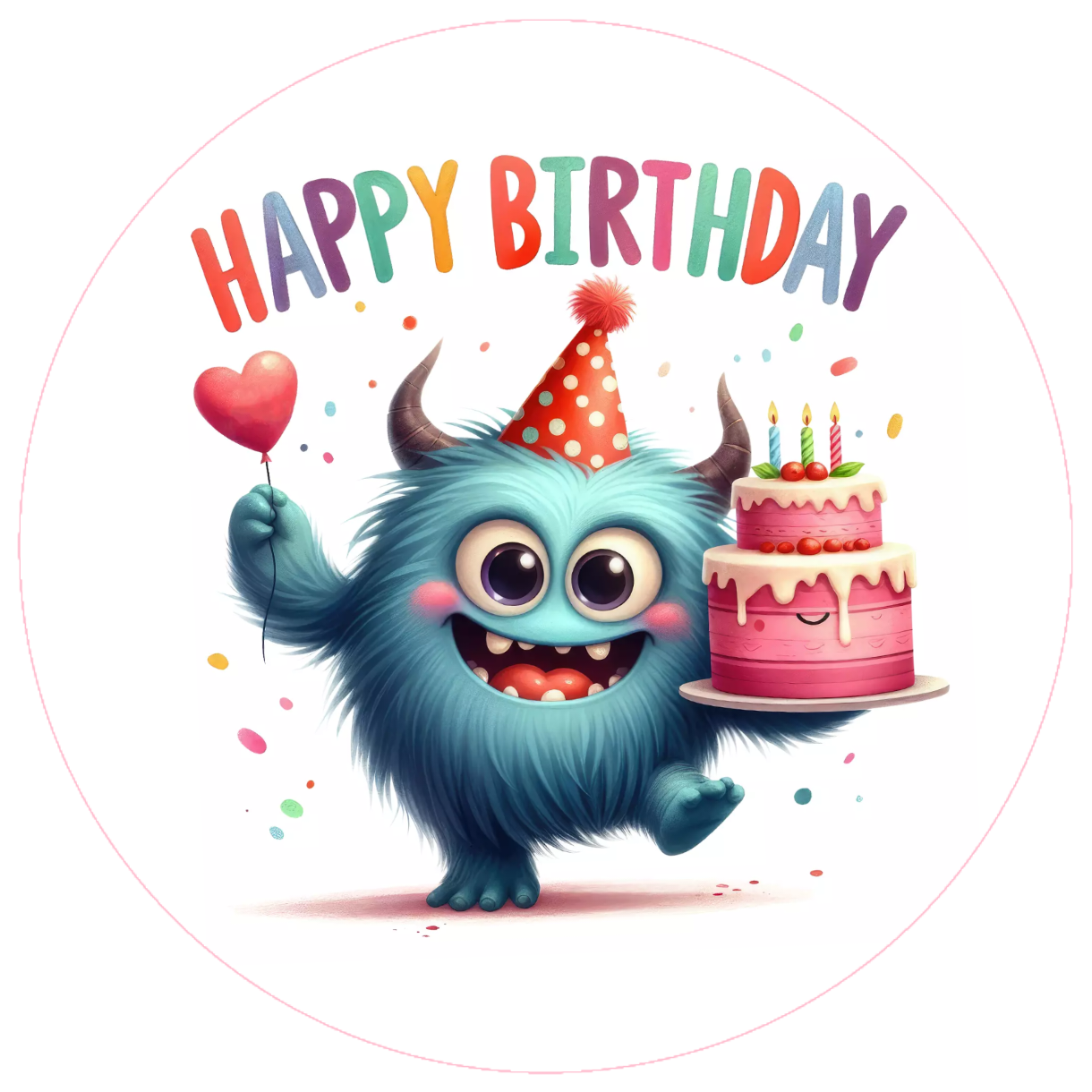 Happy Birthday Tortenaufleger