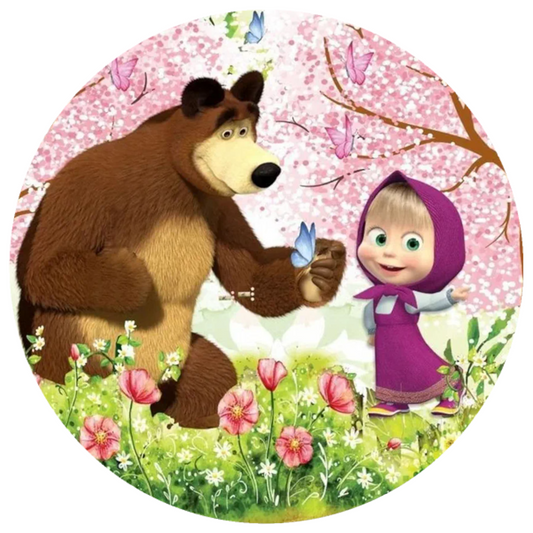 Mascha und der Bär Tortenaufleger