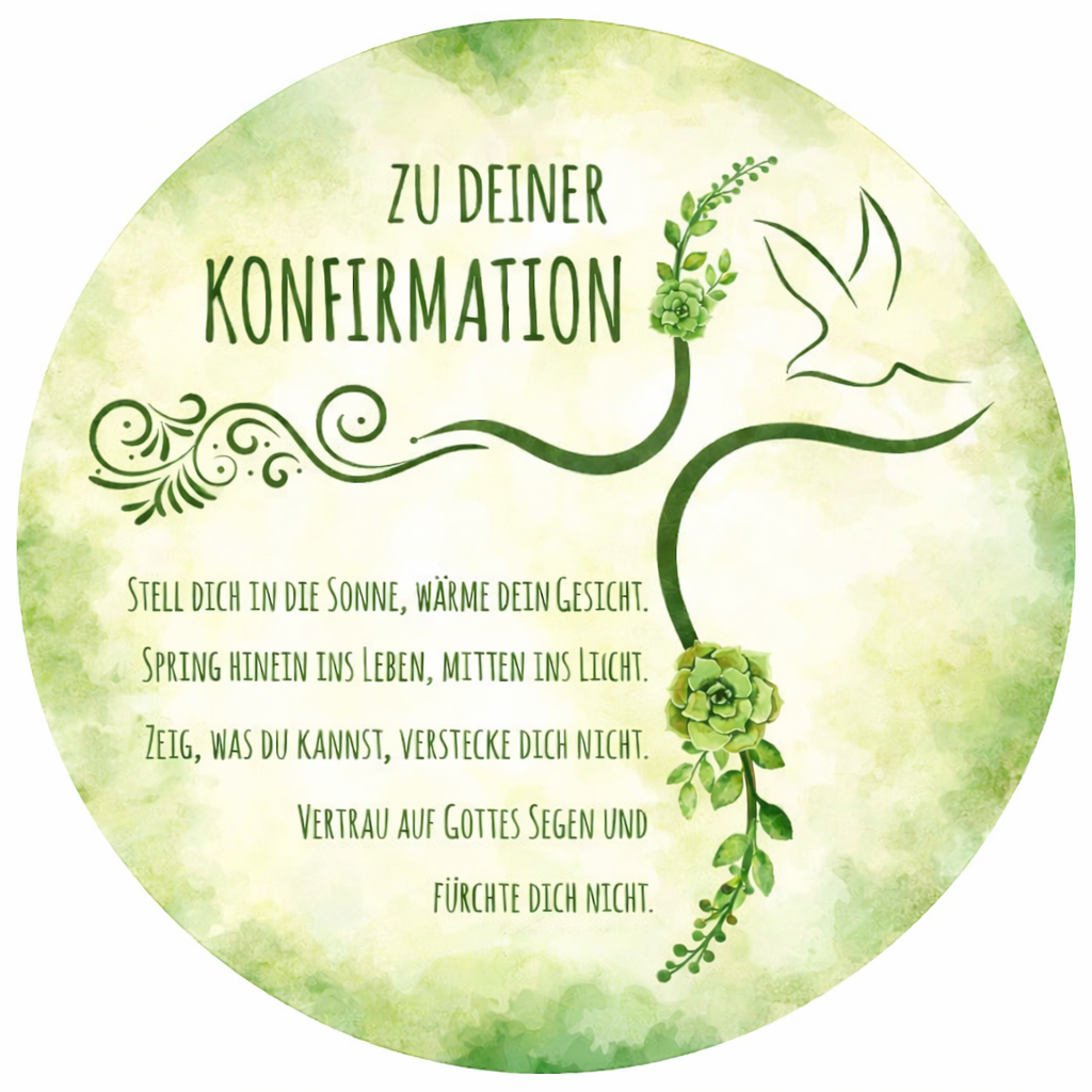 Konfirmations Tortenaufleger