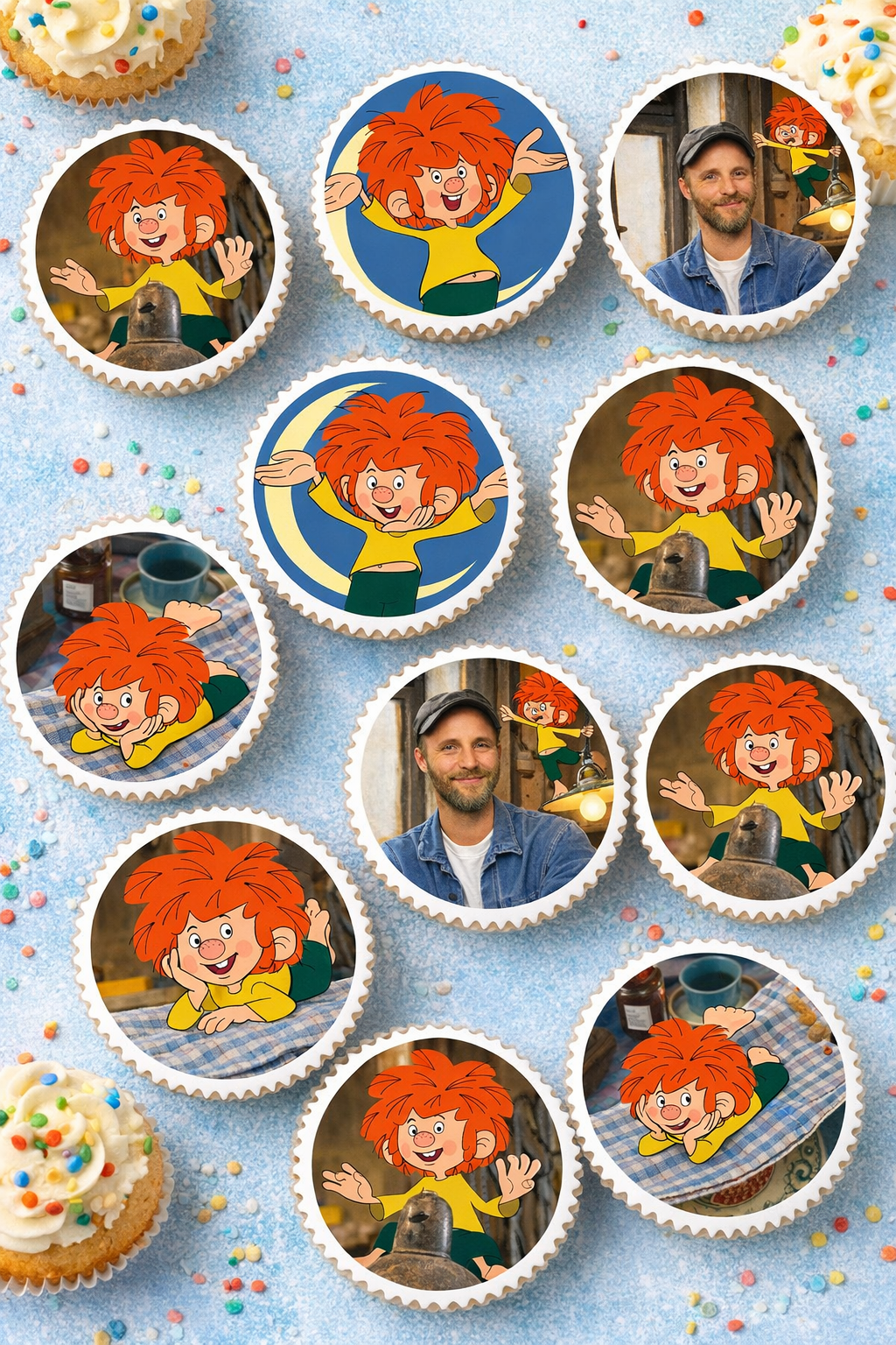 Pumuckl Muffinaufleger