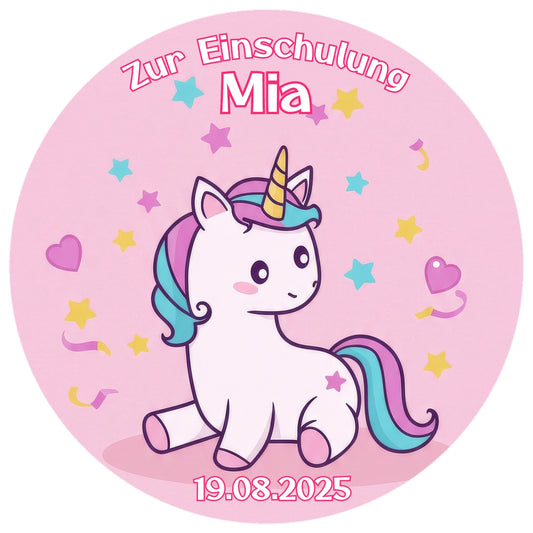 Einschulungs Tortenaufleger