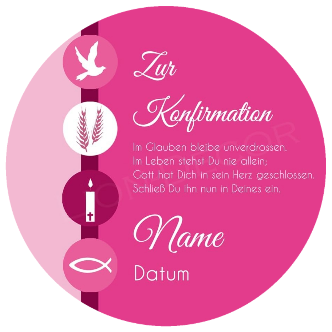Konfirmations Tortenaufleger