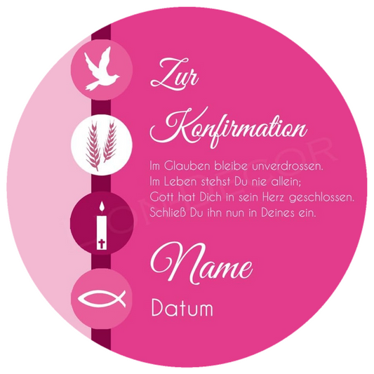 Konfirmations Tortenaufleger