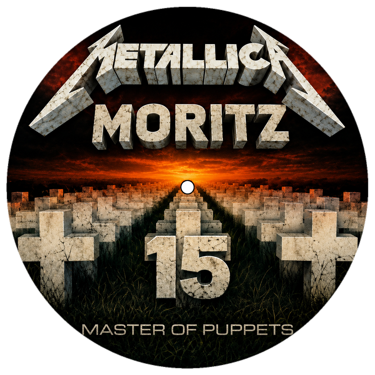 Metallica Tortenaufleger Master of Puppets