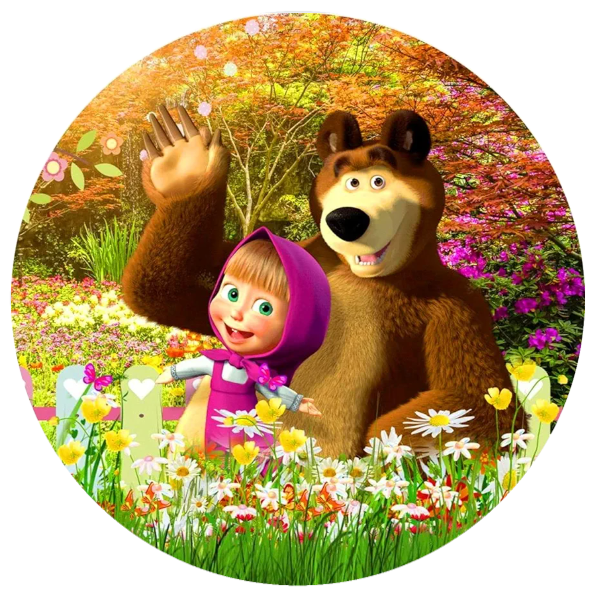 Mascha und der Bär Tortenaufleger