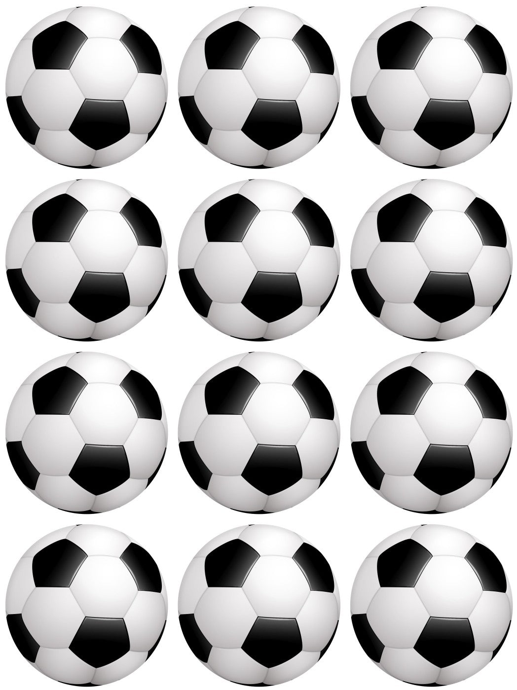 Fußball Muffinaufleger