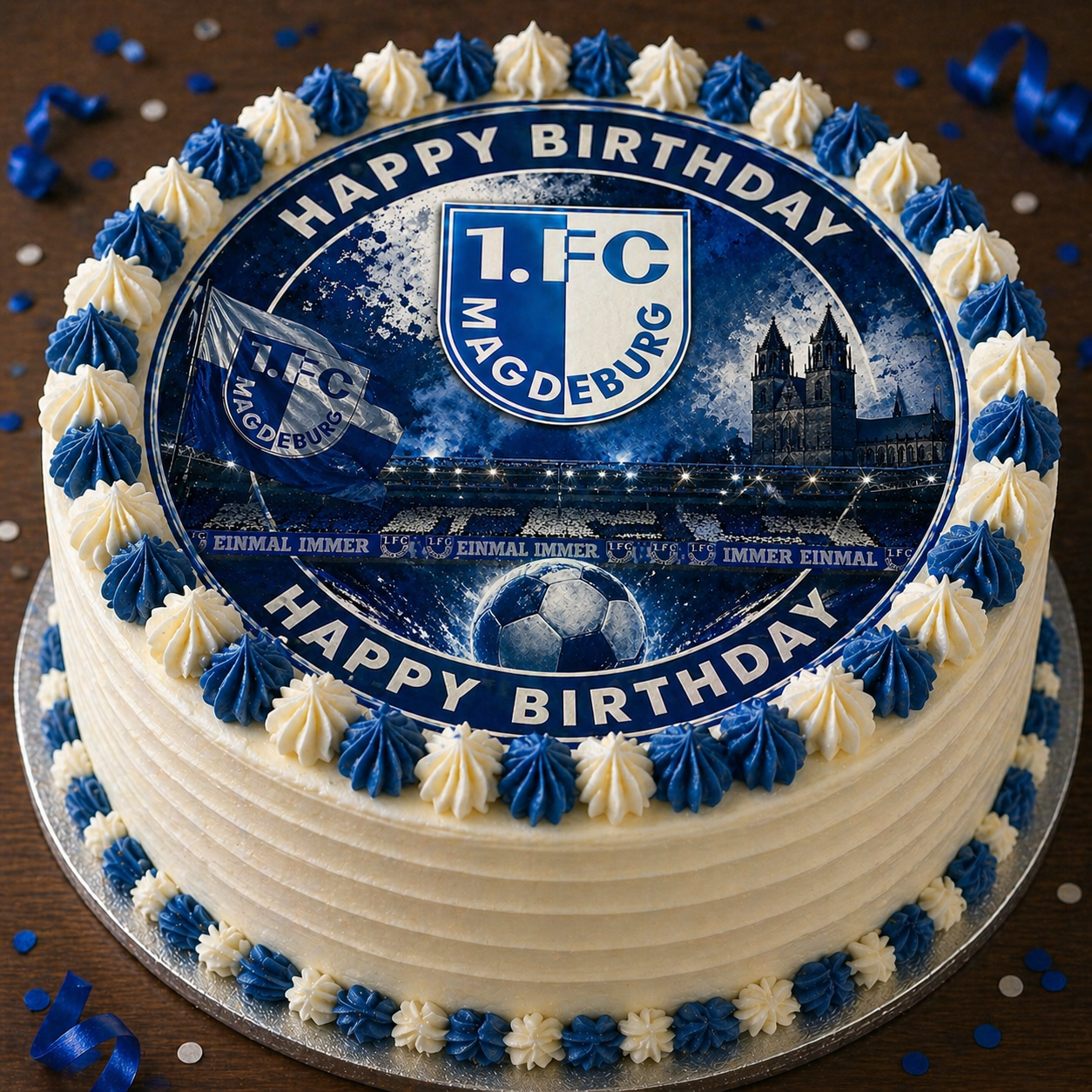 1. FC Magdeburg Tortenaufleger