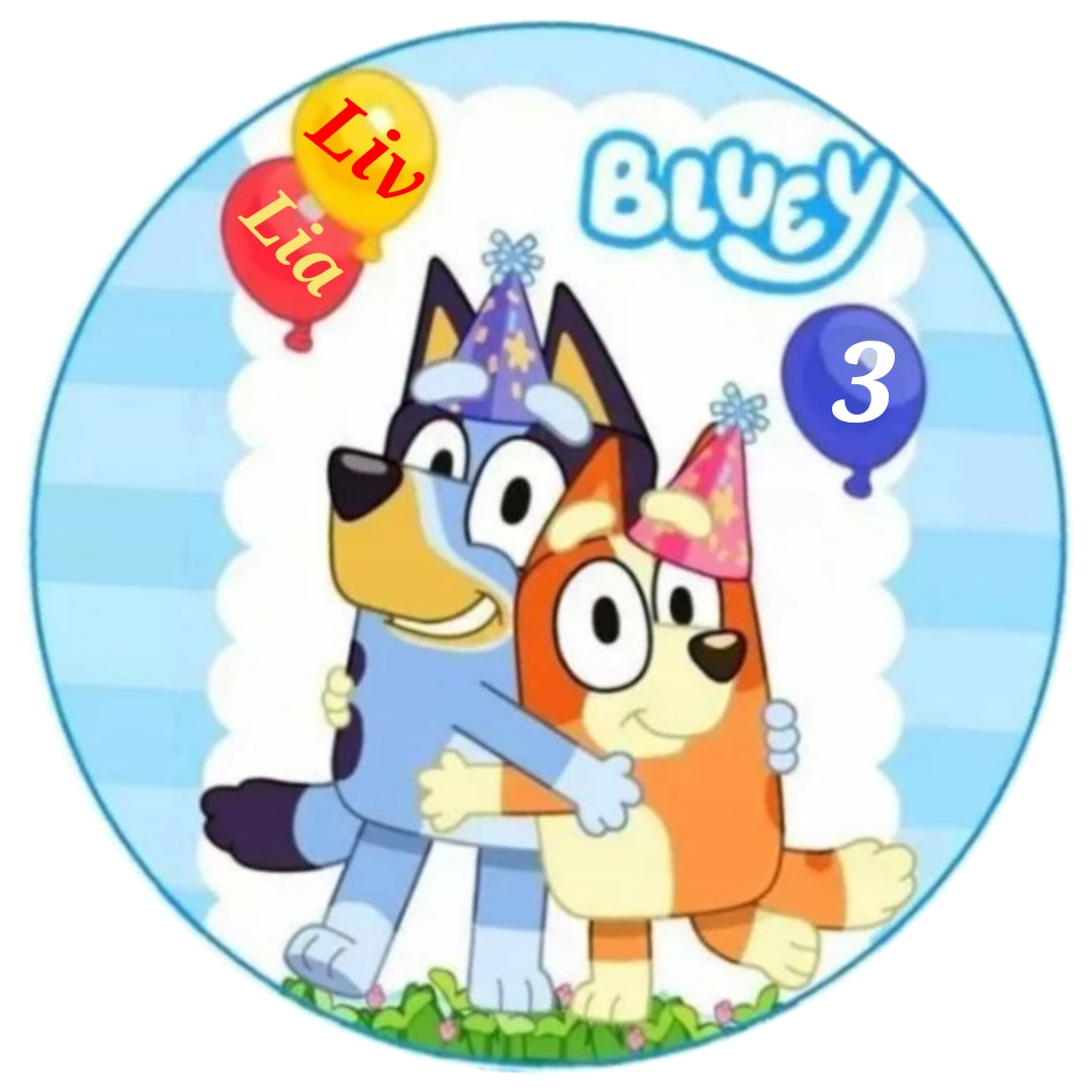 Bluey Tortenaufleger
