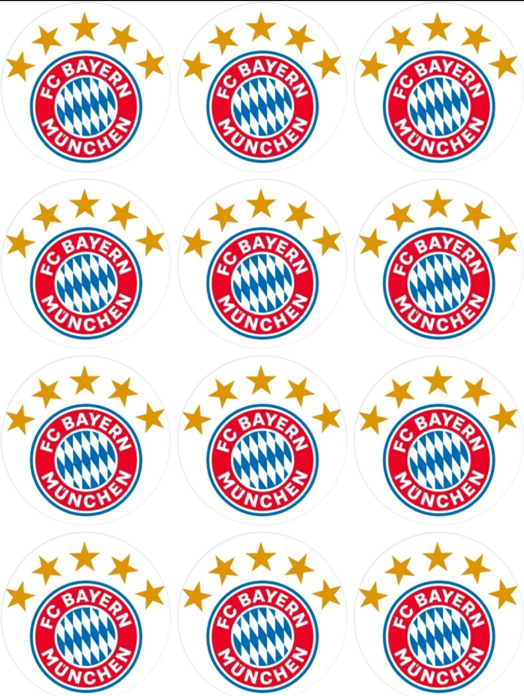 FC Bayern München Muffinaufleger