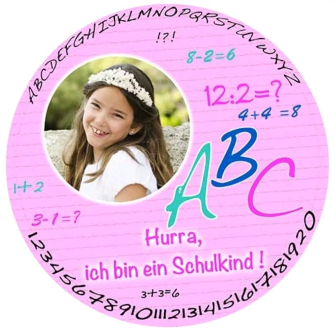 Einschulung1. Schultag Tortenaufleger