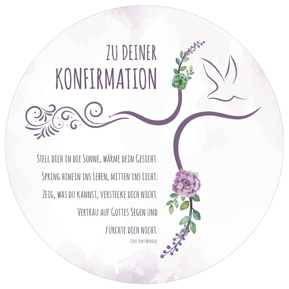 Konfirmation Tortenaufleger