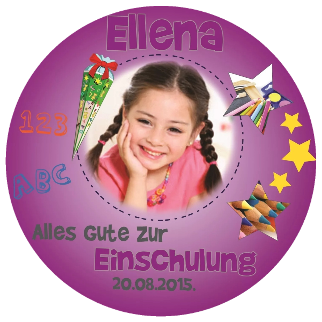 Einschulung/1. Schultag Tortenaufleger