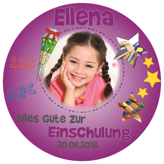 Einschulung/1. Schultag Tortenaufleger