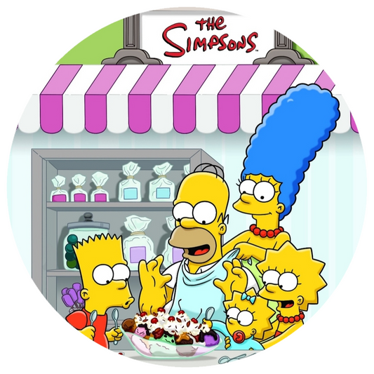 Simpsons Tortenaufleger