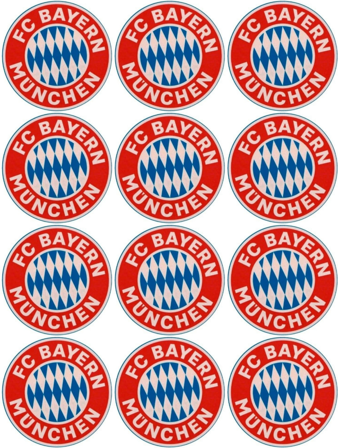 FC Bayern München Muffinaufleger