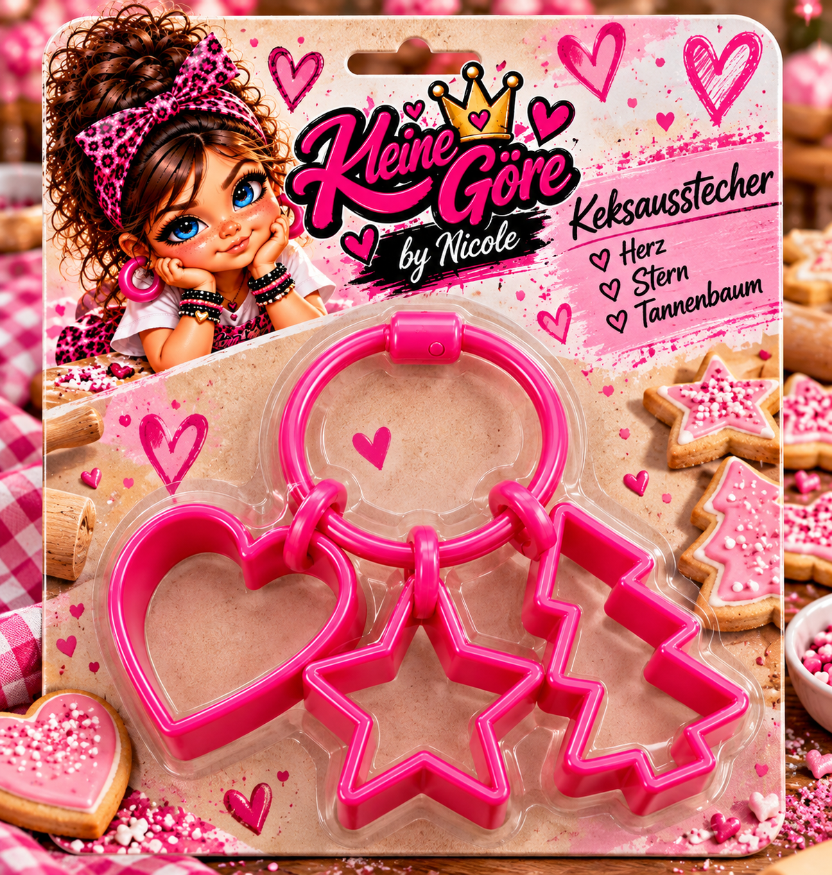 Kleine Göre Plätzchenausstecher