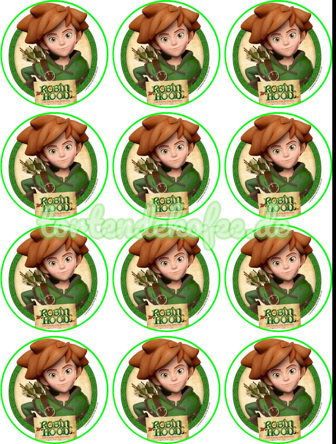 Robin Hood Schlitzohr Muffinaufleger