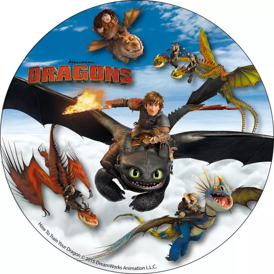 Dragons Tortenaufleger