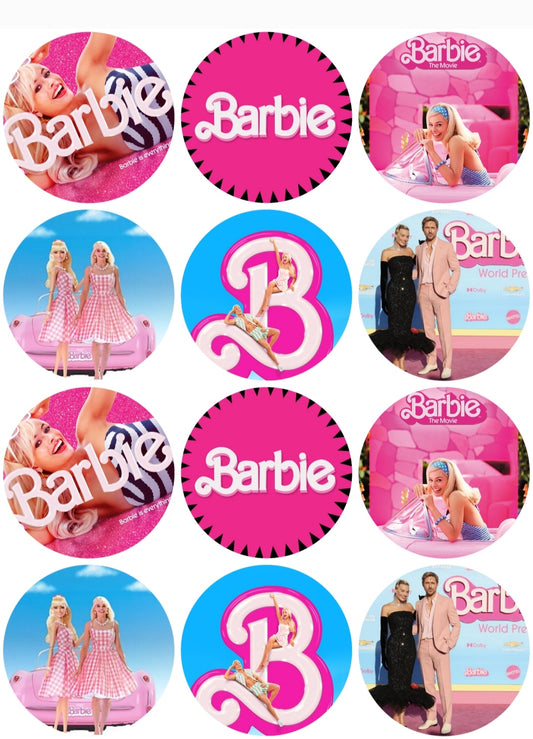 Barbie Movie Muffinaufleger