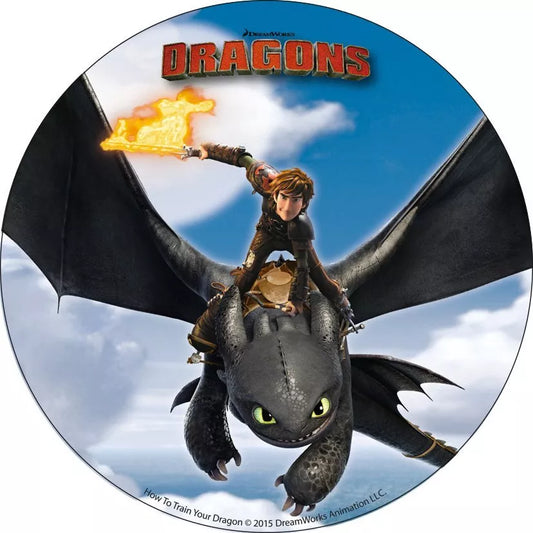 Dragons Ohnezahn Tortenaufleger