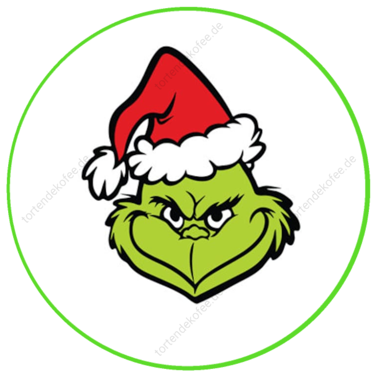 Grinch Tortenaufleger