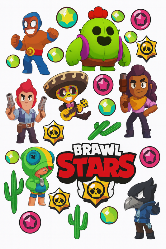 Brawl Stars Tortendeko komplett Set