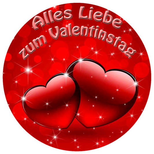 Valentinstag Tortenaufleger