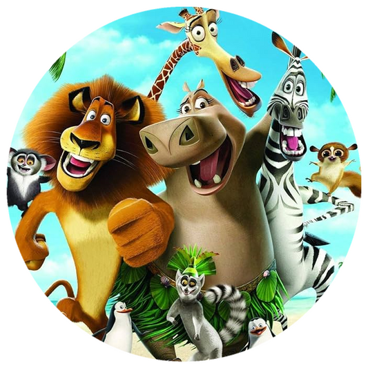 🌟🍰 **Madagaskar Tortenaufleger** 🍰🌟