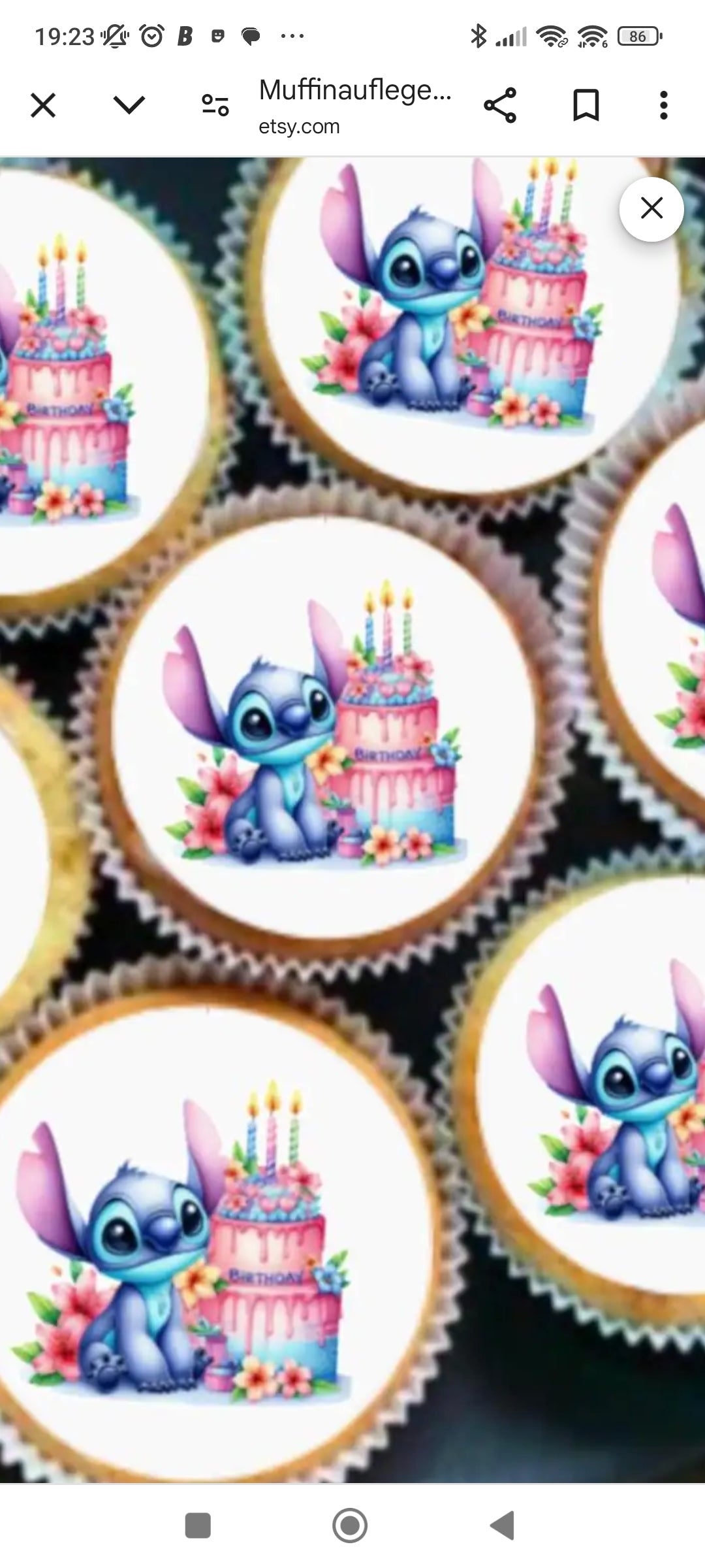 Stitch Muffinaufleger