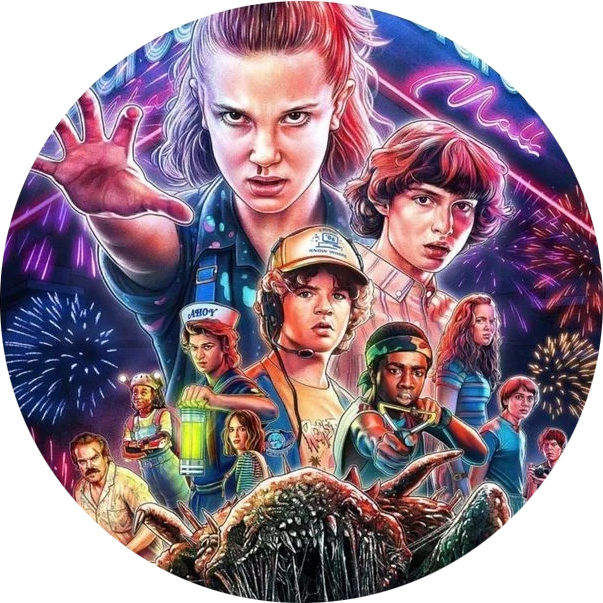 Stranger Things Tortenaufleger 20cm