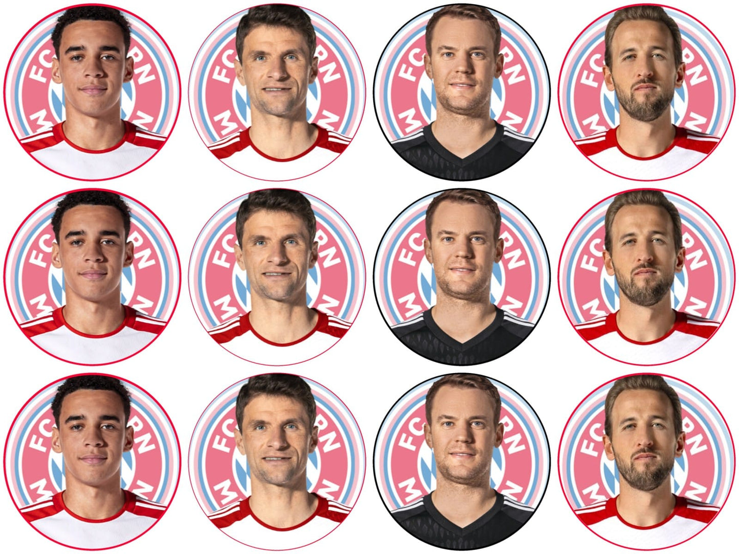 FC Bayern München Spieler Muffinaufleger
