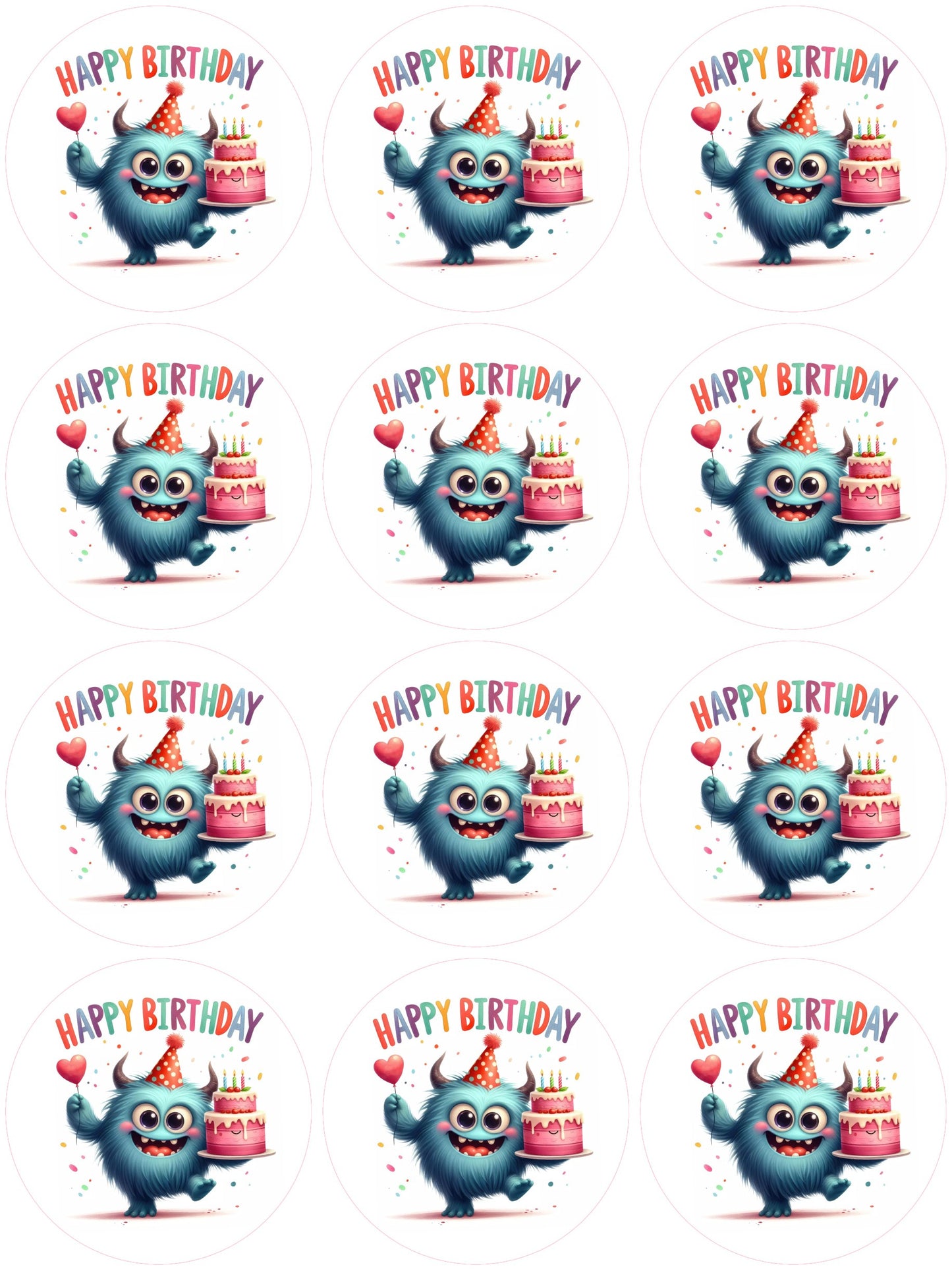 Happy Birthday Muffinaufleger