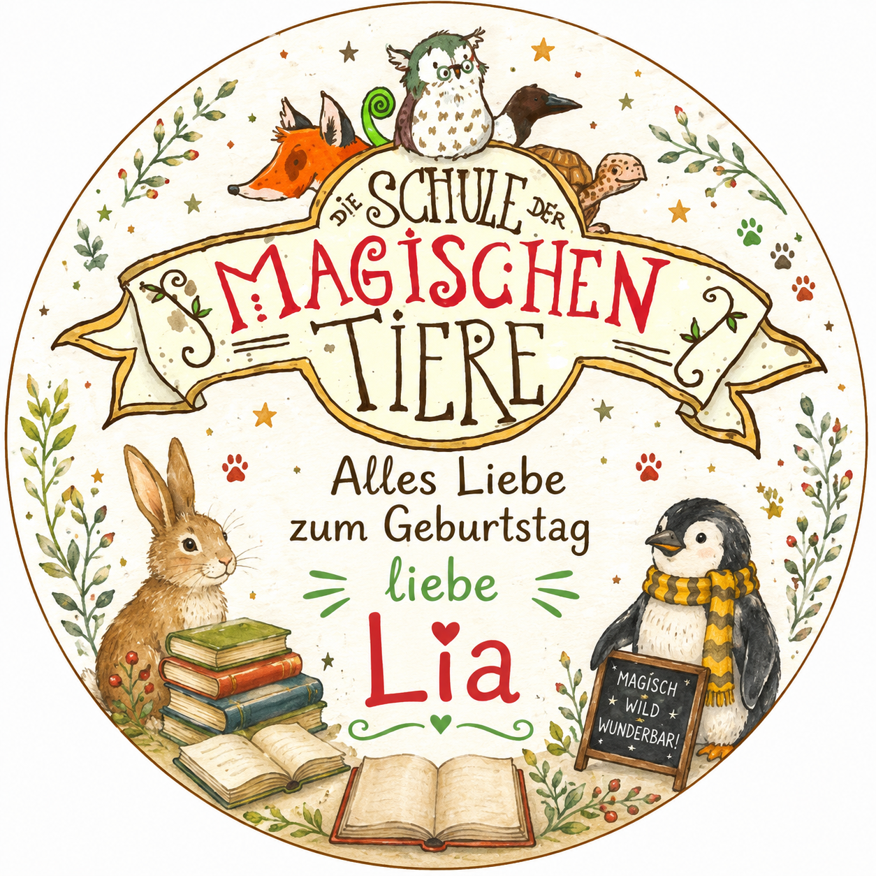 Die Schule der magischen Tiere Schriftzug